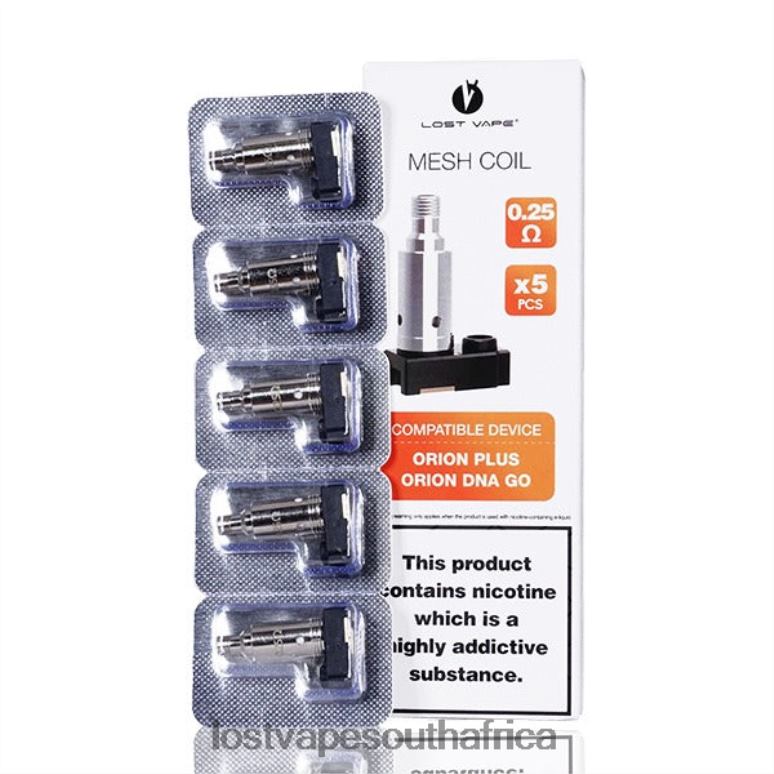 Lost Vape Near Me - 2BFN636 Lost Vape Orion Plus DNA Replacement Coils (5-Pack) 0.25ohm