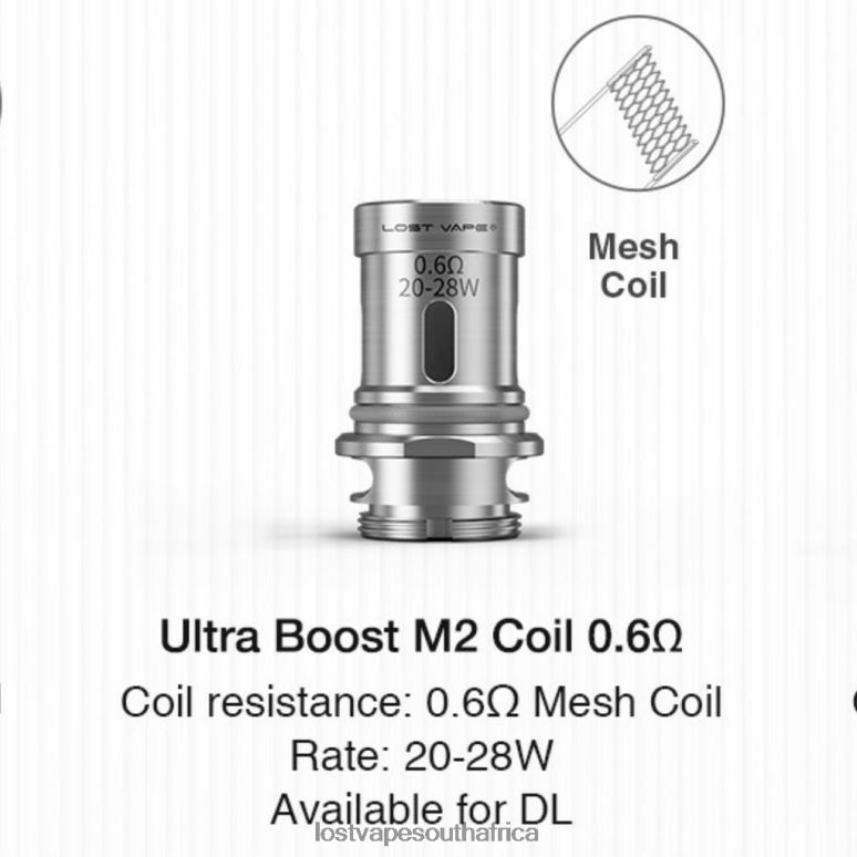 Lost Vape Pods Near Me - 2BFN6347 Lost Vape Ultra Boost Coils (5-Pack) M2 V2 0.6ohm