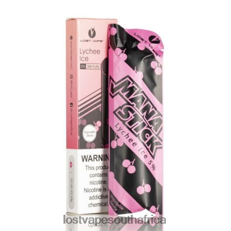 Lost Vape Cape Town - 2BFN6522 Lost Vape Mana Stick Disposable | 300 Puffs | 1.2mL Lychee Ice 5%