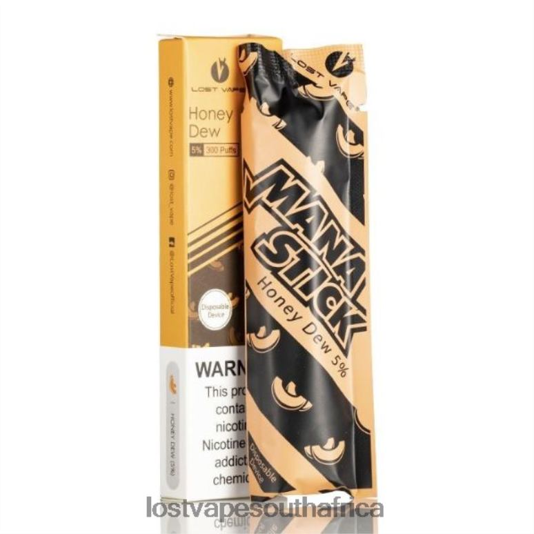 Lost Vape Review South Africa - 2BFN6520 Lost Vape Mana Stick Disposable | 300 Puffs | 1.2mL Honey Dew 5%