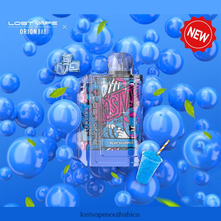Lost Vape Flavors South Africa - 2BFN688 Lost Vape Orion Bar Disposable | 7500 Puff | 18mL | 50mg Blue Slurpee
