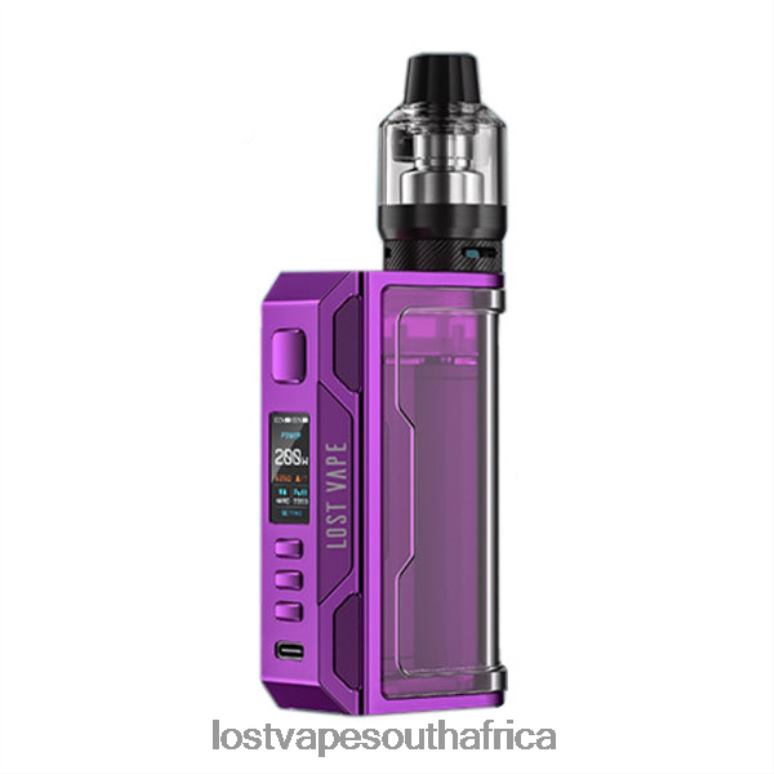 Lost Vape Flavors South Africa - 2BFN6148 Lost Vape Thelema Quest 200W Kit Purple/Clear