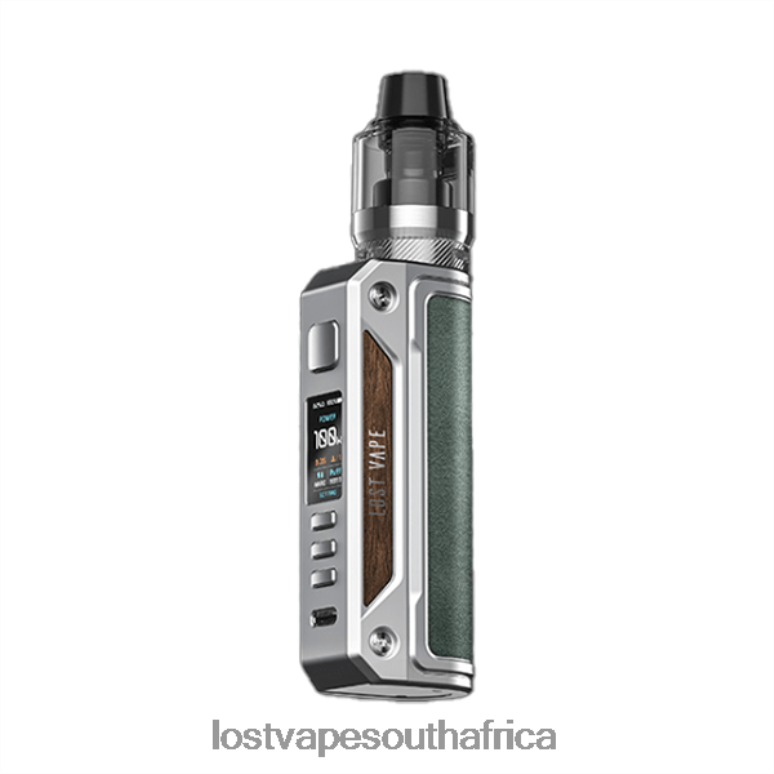 Lost Vape Price South Africa - 2BFN613 Lost Vape Thelema Solo 100W Kit SS/Mineral Green