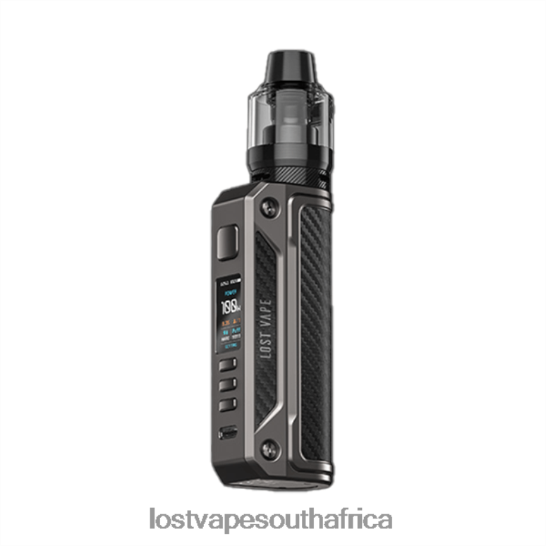 Lost Vape Review South Africa - 2BFN6170 Lost Vape Thelema Solo 100W Kit Gunmetal/Carbon Fiber