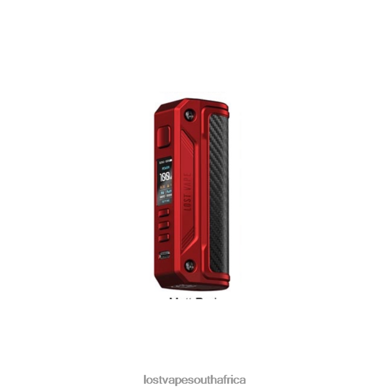 Lost Vape Price South Africa - 2BFN6253 Lost Vape Thelema Solo 100W Mod Matte Red/Carbon Fiber