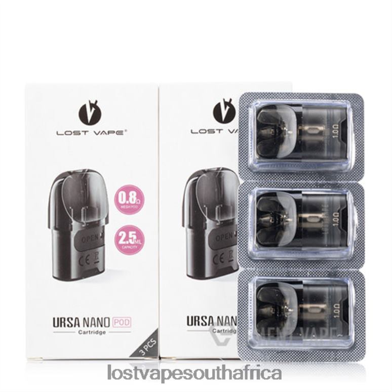 Lost Vape Flavors South Africa - 2BFN6128 Lost Vape URSA Replacement Pods | 2.5mL (3-Pack) Pink 1.ohm